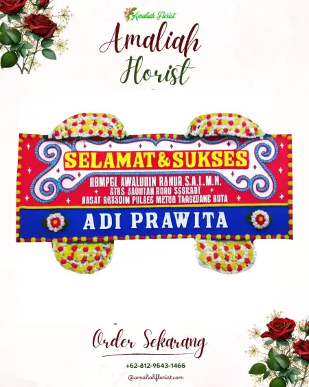 Papan Bunga Ucapan Selamat Anyar